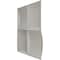 Ekena Millwork 19 5/8in. W x 19 5/8in. H Smith EnduraWall Decorative 3D Wall Panel Covers 2.67 Sq. Ft. WP20X20SMGBW - alternate 5